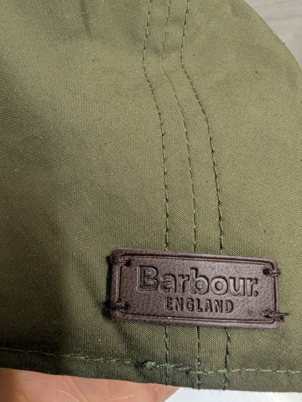 BARBOUR Olive Flat Transport Hat - Picture 8 of 16